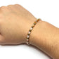 Sand Color Crystal Gold Hematite Handmade Bracelet