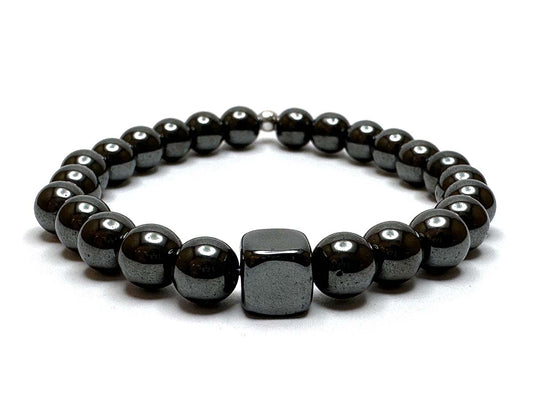 Hematite beads Strong Elastic Handmade Bracelet