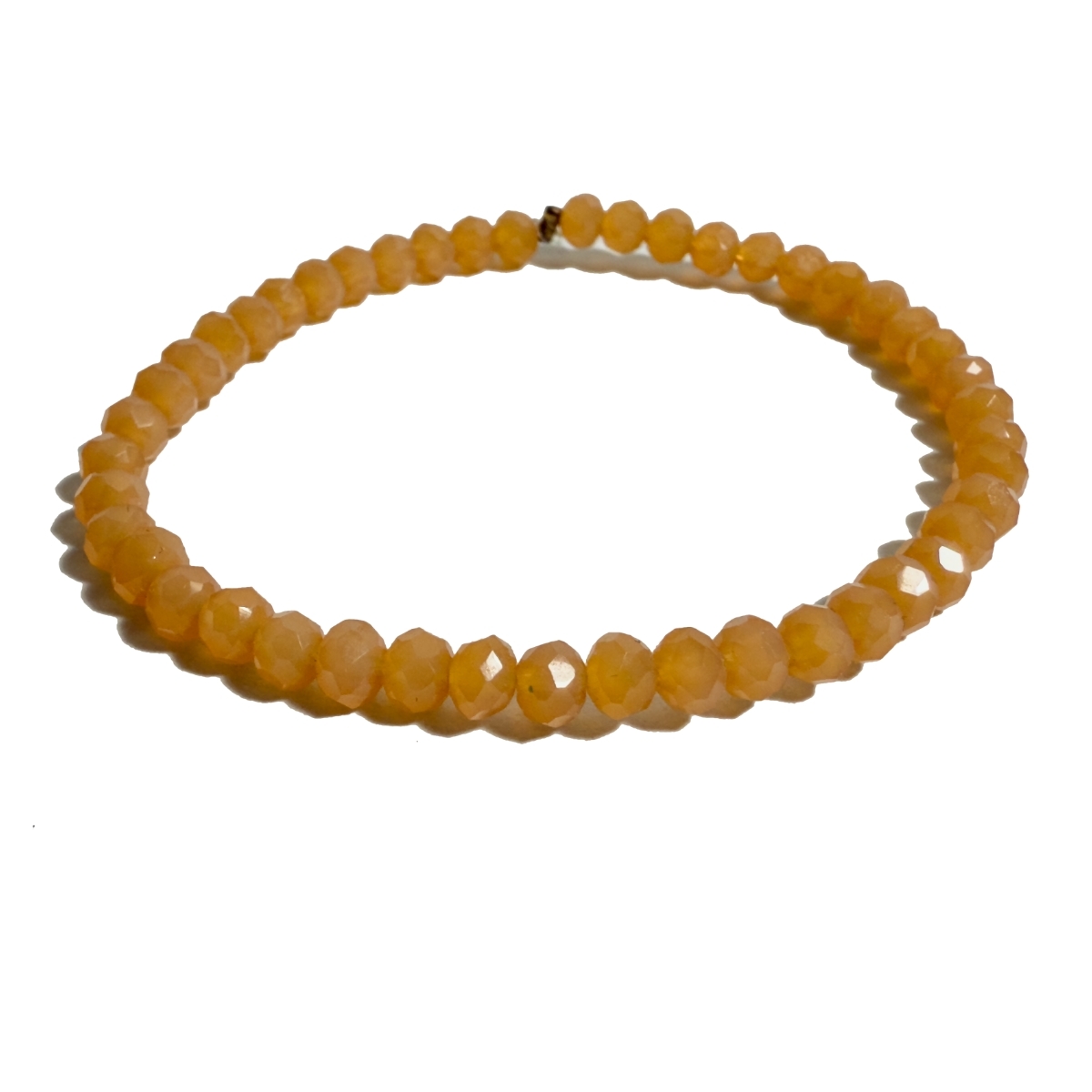 Picture of Crystal Bracelet Handmade (Soft Peach) 4mm