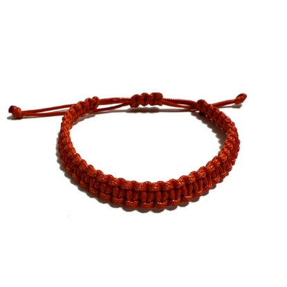 Picture of Macrame Bracelet Red L