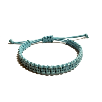 Picture of Macrame Bracelet Light Blue L