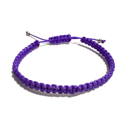 Picture of Macrame Bracelet Deep Purple M