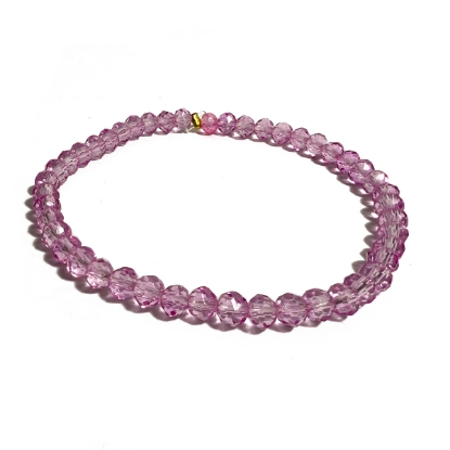 Picture of Crystal Bracelet Handmade (Baby Crystal Pink) 4mm