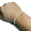 Picture of Crystal Bracelet Handmade (Crystal Milk White) 4mm