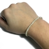 Picture of Crystal Bracelet Handmade (Crystal Deep Sand) 4mm