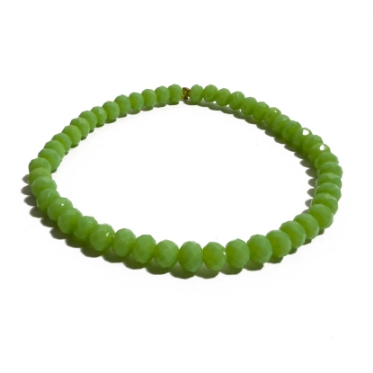 Picture of Crystal Bracelet Handmade (Light Green) 4mm