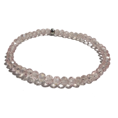 Picture of Crystal Bracelet Handmade (Soft Pink) 4mm