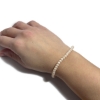 Picture of Crystal Bracelet Handmade (Beige) 4mm