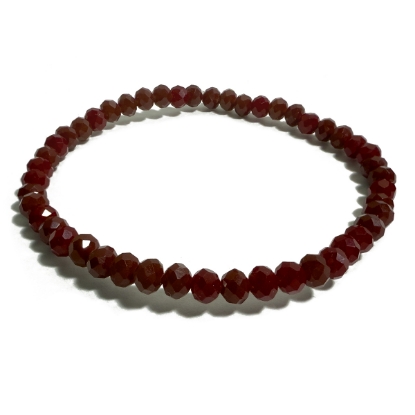 Picture of Crystal Bracelet Handmade (Deep Red) 4mm