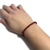 Picture of Crystal Bracelet Handmade (Deep Red) 4mm